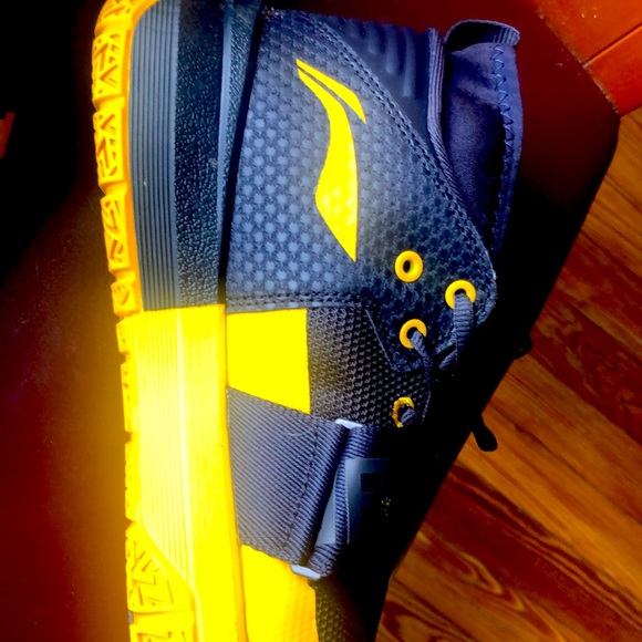 Li-Ning Way of Wade 7 All City Marquette PE Basketball Shoes - Black/Yellow - Picture 5 of 13